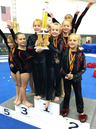 Girls Gymnastics Team - EXTREME KIDS